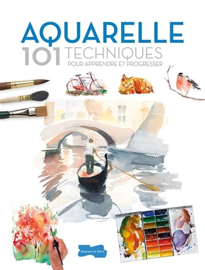 Aquarelle: 101 techniques pour apprendre et progresser