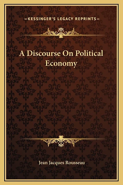 A Discourse On Political Economy