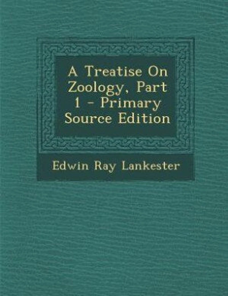 A Treatise On Zoology, Part 1
