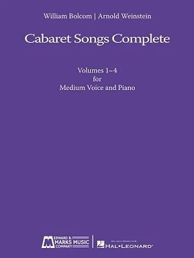 Cabaret Songs Complete: Volumes 1-4 for Medium Voice and Piano