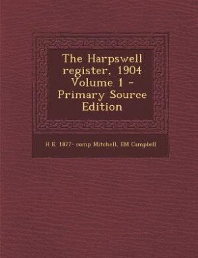 The Harpswell Register, 1904 Volume 1