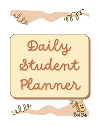 Daily Student Planner: Priorities - Assignment - Today's schedule - Notes / Students / School and Education - 100 Pages - Large (8.5 x 11 inches)