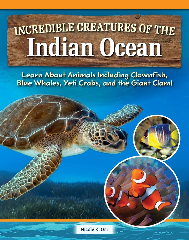 Incredible Creatures of the Indian Ocean: Learn About Animals Including Clownfish, Blue Whales, Yeti Crabs, and Giant Clam!