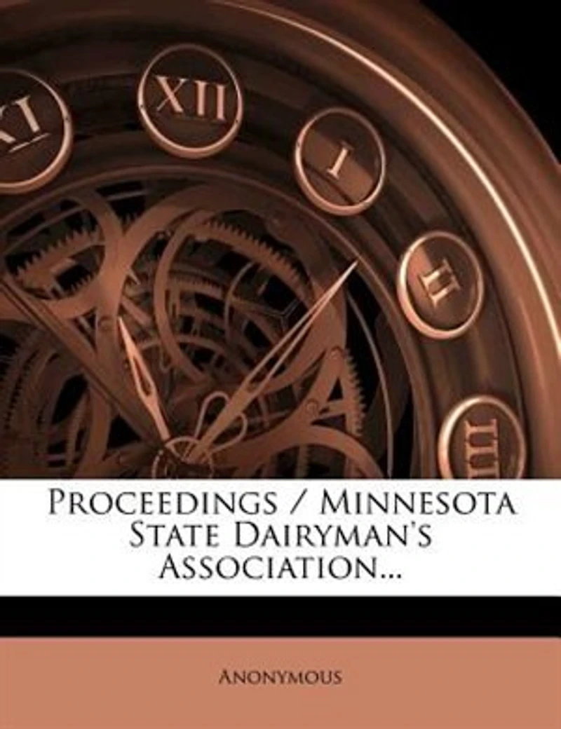 Proceedings / Minnesota State Dairyman's Association