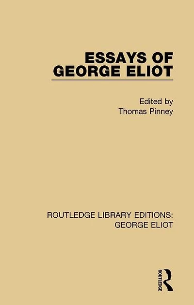 Essays Of George Eliot
