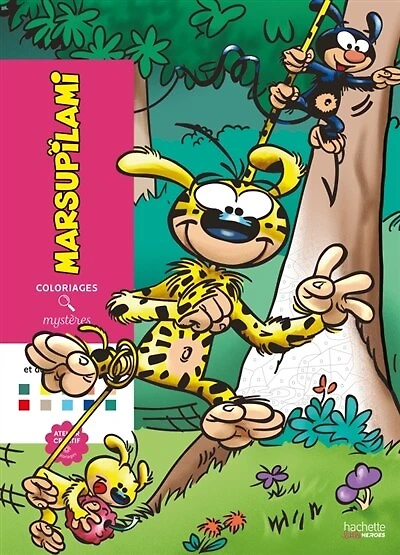Coloriages mystères: Marsupilami