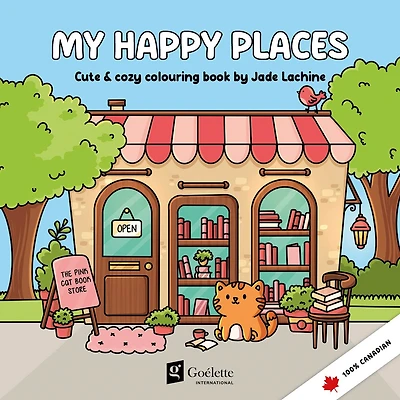 My Happy Places: Cute & cozy colouring book