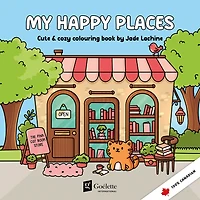 My Happy Places: Cute & cozy colouring book