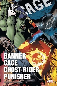 Banner, Cage, Ghost Rider, Punisher
