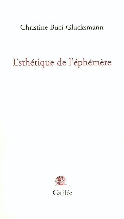 Esthétique de l'éphémère