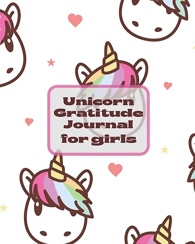 Unicorn Gratitude Journal For Girls: Teach Mindfulness Children's Happiness Notebook Sketch and Doodle Too