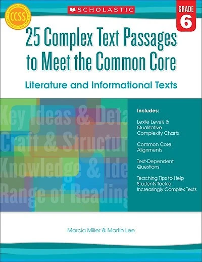 25 Complex Text Passages to Meet the Common Core: Literature and Informational Texts: Grade