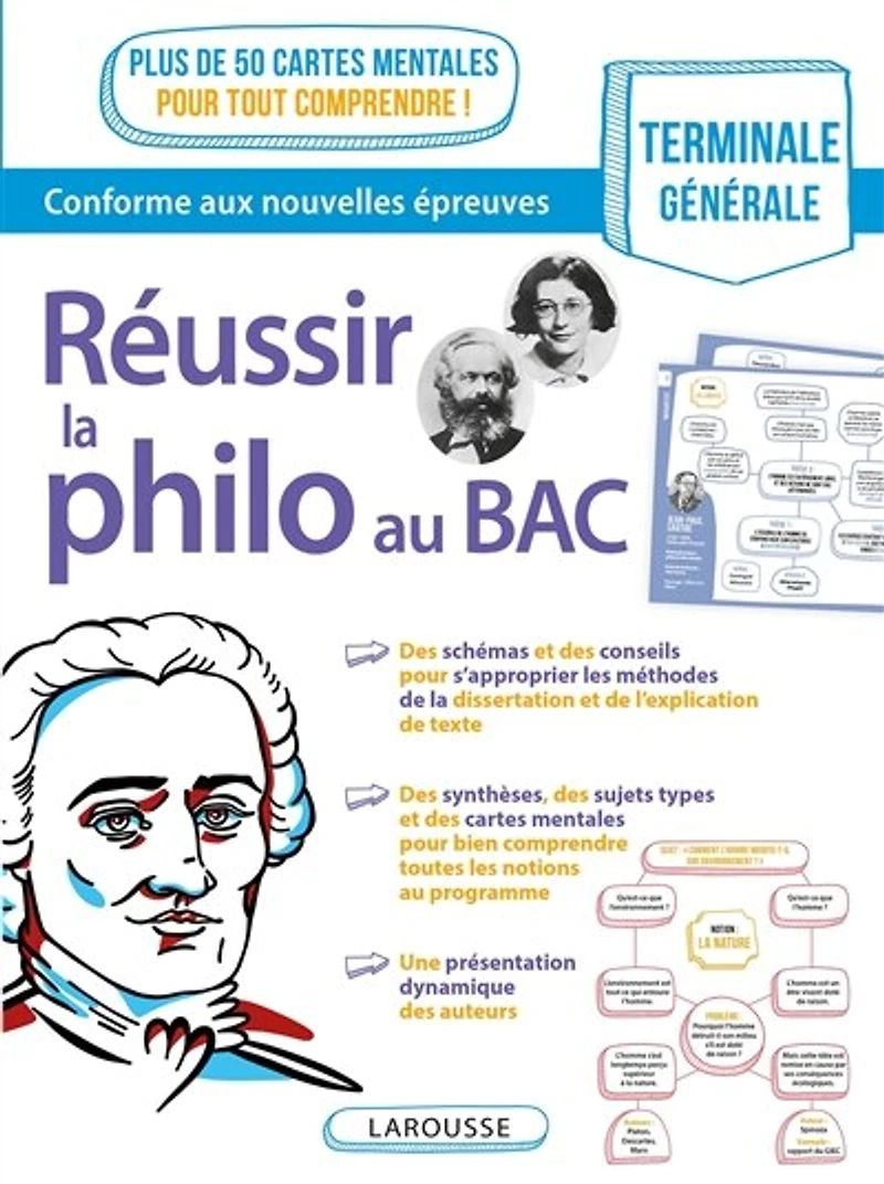 Réussir la philo au bac en cartes mentales: terminales générale & technologiques