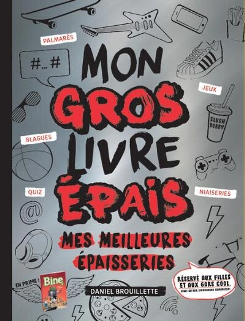 Mon gros livre épais, mes meilleurs épaisseries