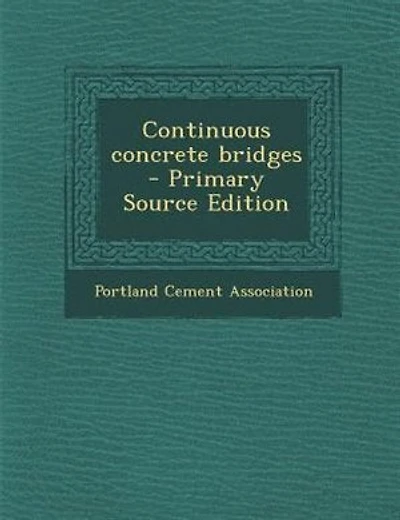 Continuous concrete bridges