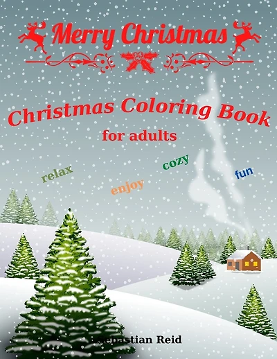 Christmas Coloring Book For Adults: Amazing Adults & Teens Coloring Book - Cute Christmas Patterns Decorations - A Christmas Coloring Book for Adults & Seniors & Teens with Specific Christmas Elements