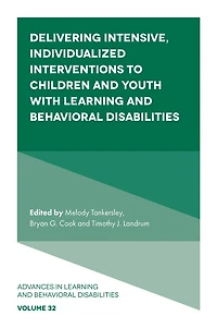 Delivering Intensive, Individualized Interventions to Children and Youth with Learning Behavioral Disabilities
