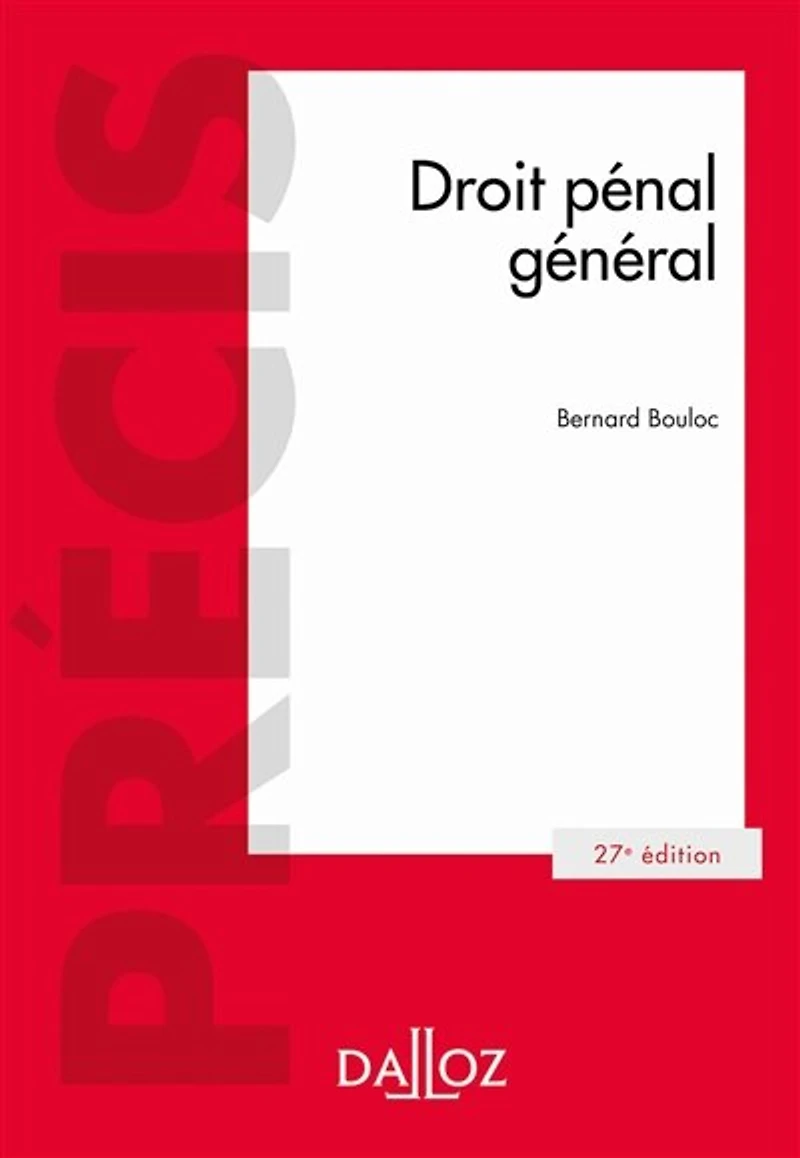 Droit pénal général