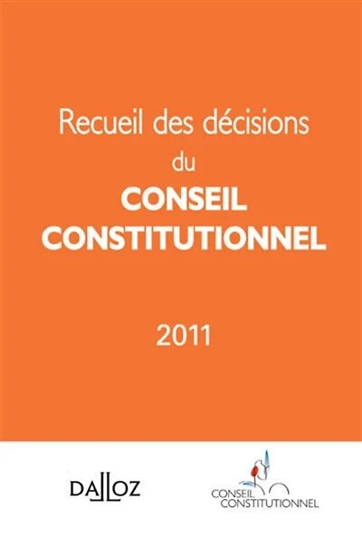 Recueil des décisions du Conseil constitutionnel