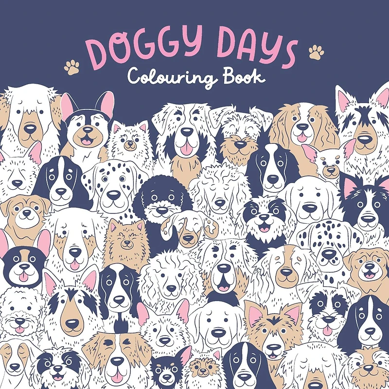 ADULT COLOURING BKDOGGY DAYS: Adult Colouring Book