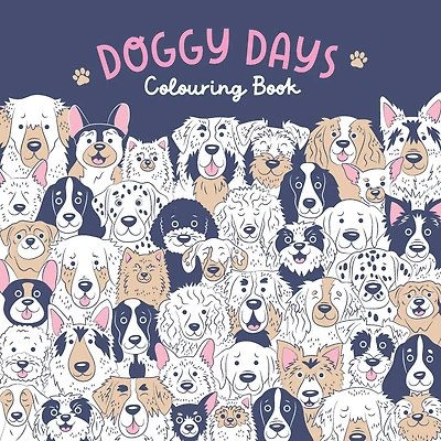 ADULT COLOURING BKDOGGY DAYS: Adult Colouring Book