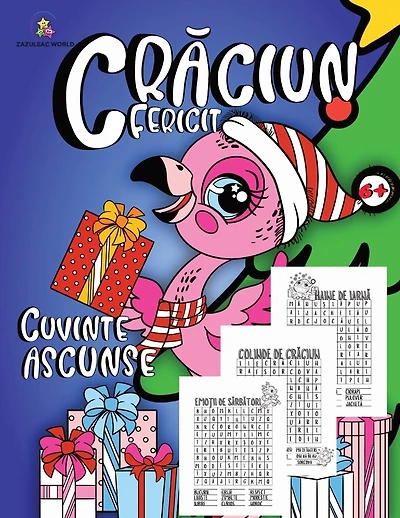 Crăciun Fericit Cuvinte Ascunse Pentru Copii 6+ Ani