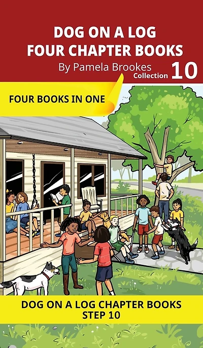 Four Chapter Books 10: Decodable Series for Students Learning to Read. For Developing Readers and Students with Dyslexia. (Step 10-Open Syllables, "Y" as Long "I," Advancing Two-Syllable Words)
