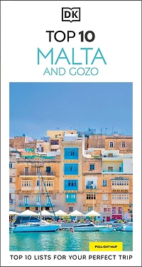 DK Top 10 Malta and Gozo: lists for your perfect trip, plus an all-weather folded map