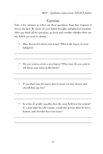 Bound By Love, Not Tradition: Empowering Women Through Married Name Choices