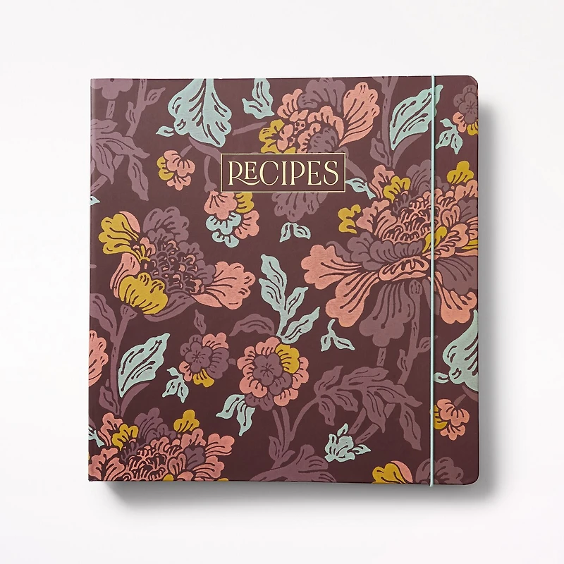 Recipe Binder, Tapestry Floral