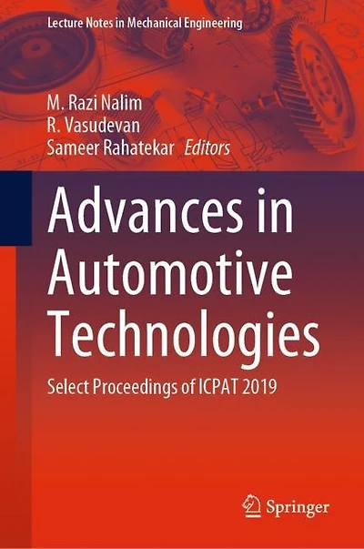 Advances Automotive Technologies: Select Proceedings Of Icpat 2019