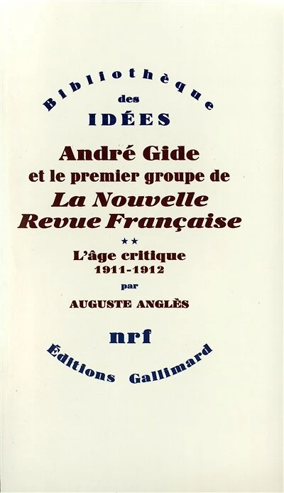 L'Age critique : 1911-1912: 1911-1912