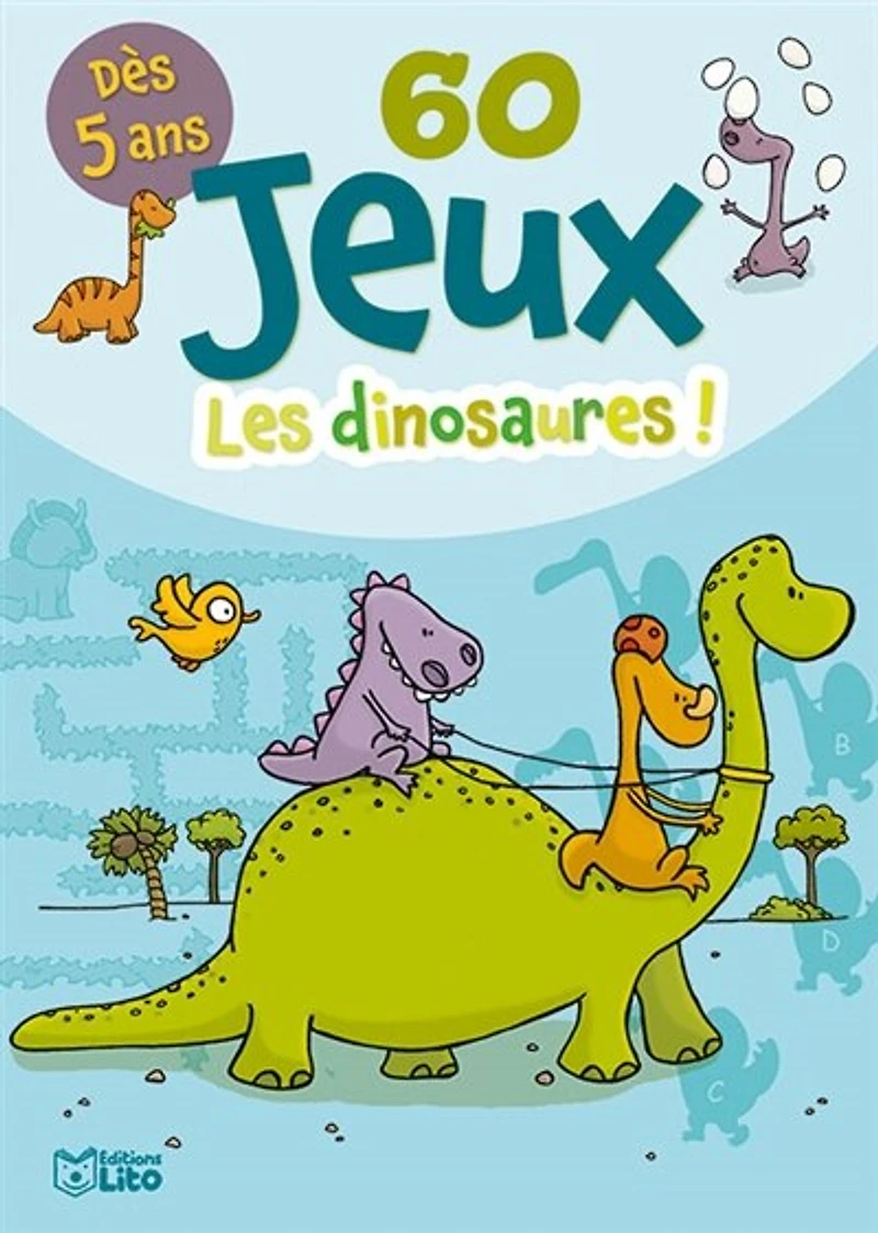 60 jeux: les dinosaures !