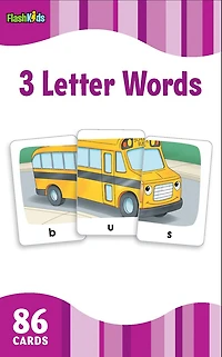 3 Letter Words (flash Kids Flash Cards)