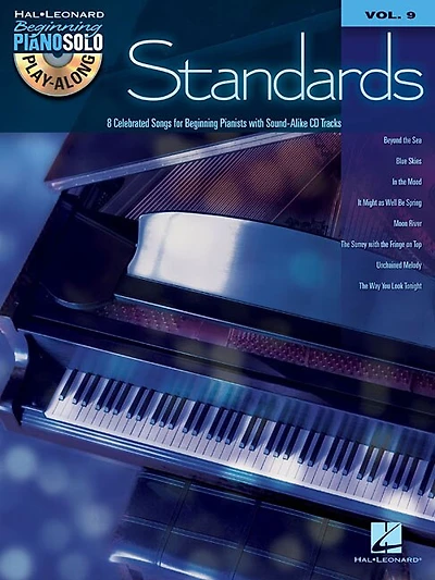 Standards: Beginning Piano Solo Play-along Volume 9