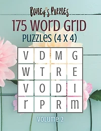 175 Word Grid Puzzles (volume 2): How many words can you make in this 4x4 grid? A fun brain-game for one or a group!