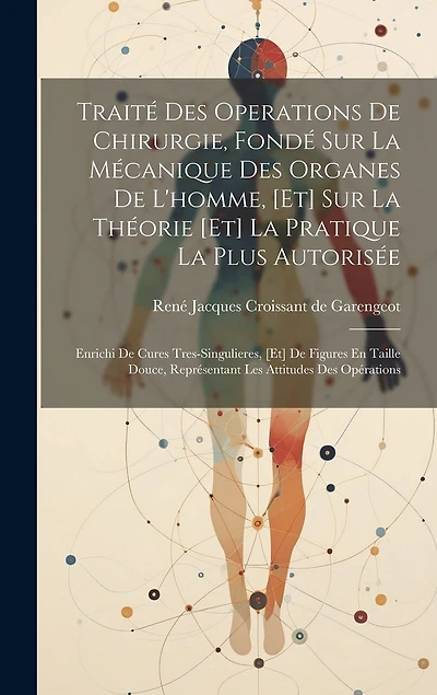 Traité Des Operations De Chirurgie, Fondé Sur La Mécanique Des Organes De L'homme, [et] Sur La Théorie [et] La Pratique La Plus Autorisée: Enrichi De Cures Tres-singulieres, [et] De Figures En Taille Douce, Représentant Les Attitudes Des Opérations