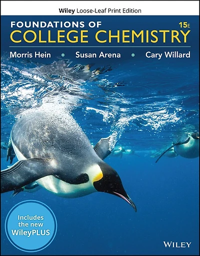 Foundations of College Chemistry, 15e with WileyPLUS Card and Loose-leaf Set Multi-Term