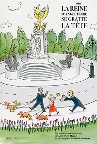 La reine d'Angleterre se gratte la tête