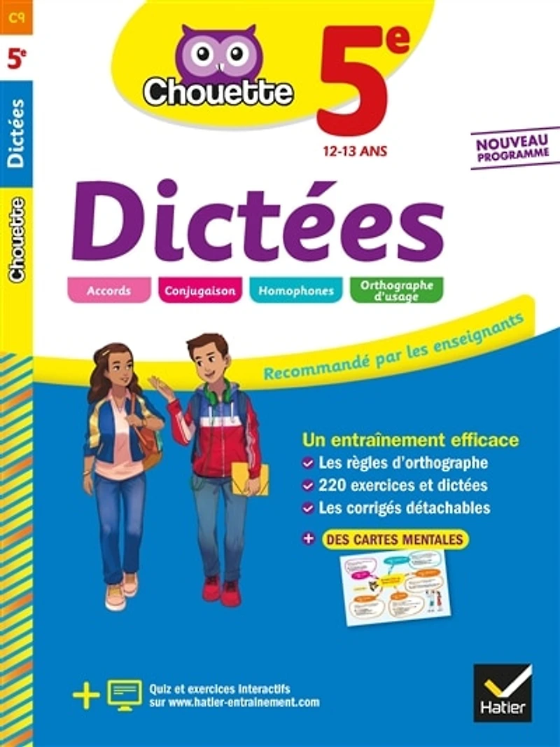 Dictées 5e, 12-13 ans: conforme au programme