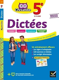 Dictées 5e, 12-13 ans: conforme au programme