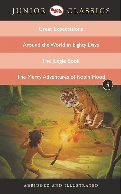 Junior Classic Book 5 (Great Expectations, Around the World in Eighty Days, The Jungle Book, The Merry Adventures of Robin Hood)