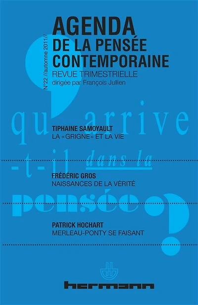 Agenda de la pensée contemporaine, n°22