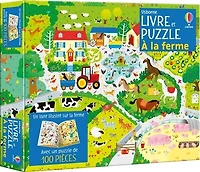 Coffret livre et puzzle : A la ferme : Dès 5 ans: A la ferme