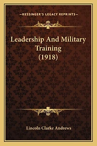 Leadership And Military Training (1918)