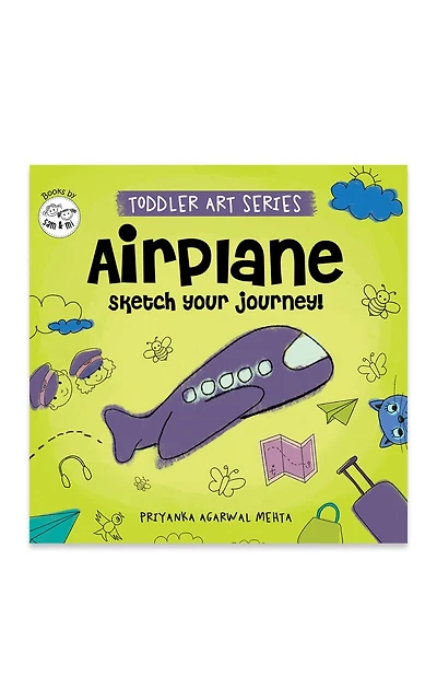 Airplane Doodles: Toddler Art Series: Fun Activity Book for Kids | Boost Communication & Creativity | Interactive Learning for Preschoolers & Kindergartners (Ages 3-6)