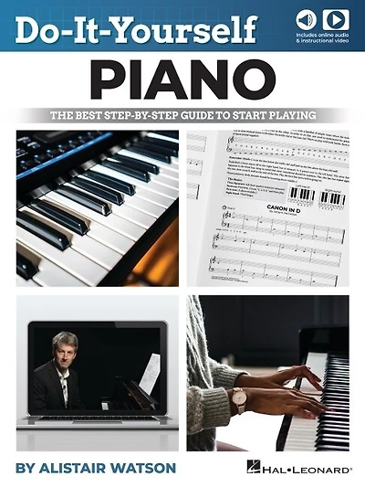 Do-It-Yourself Piano: The Best Step-by-Step Guide to Start Playing (Book/Online Media)