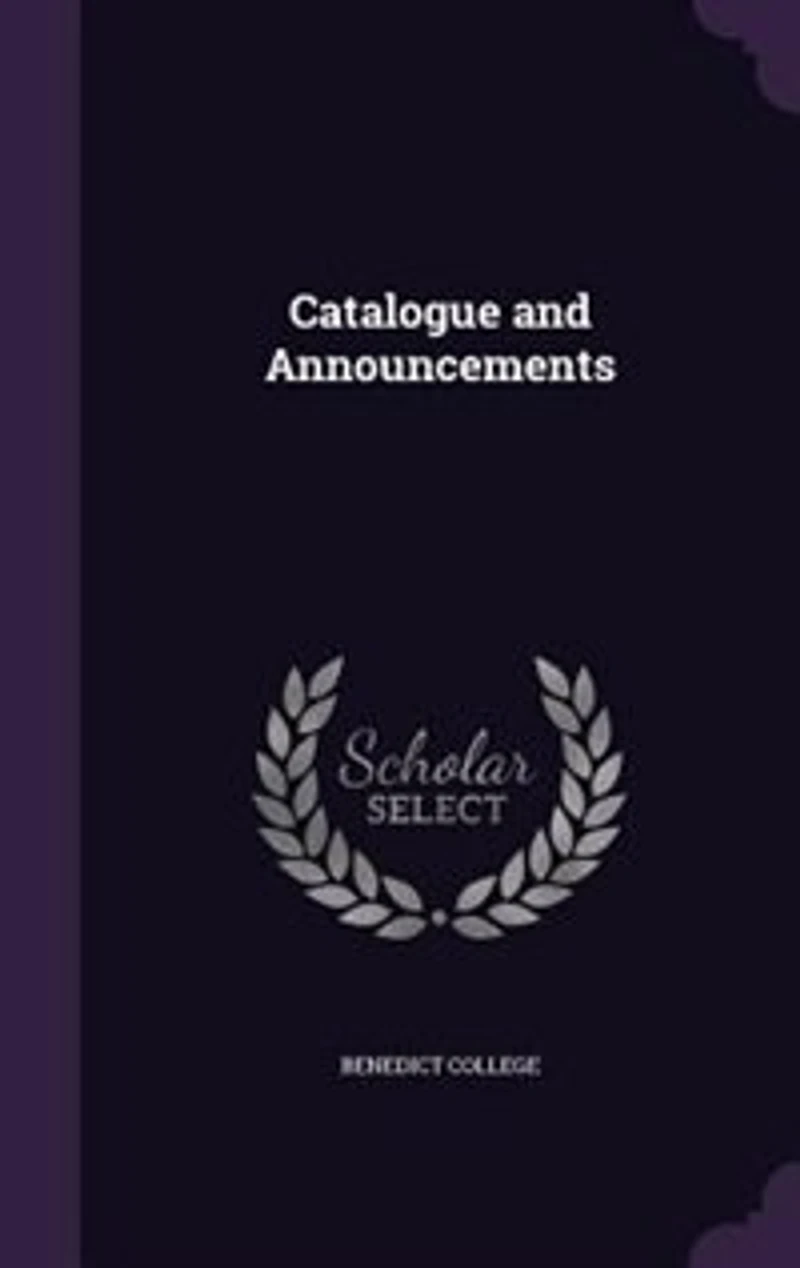 Catalogue and Announcements