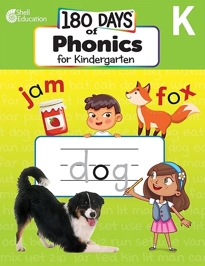 180 Days(tm) Phonics for Kindergarten: Practice, Assess, Diagnose
