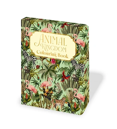 ANIMAL KINGDOM COLOURING BK: Deluxe Sprayed Edge Edition